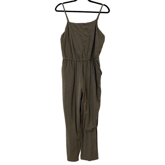Waist-Defined Sleeveless Cropped Cami Jumpsuit | Size M - Picture 1 of 5